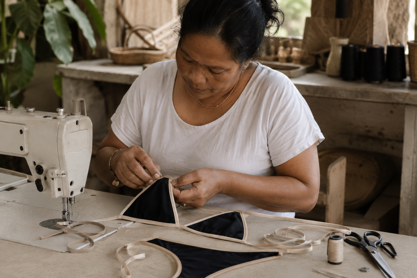 PAGI atelier in Bali — small-batch craftsmanship