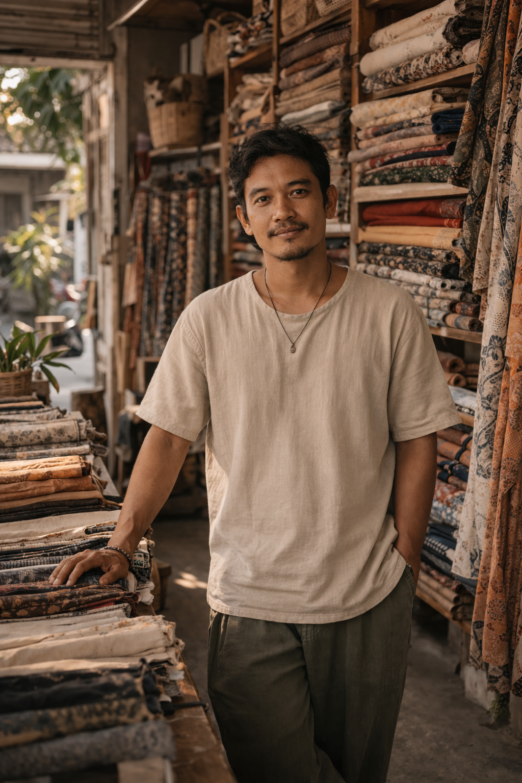 Wayan sourcing fabric